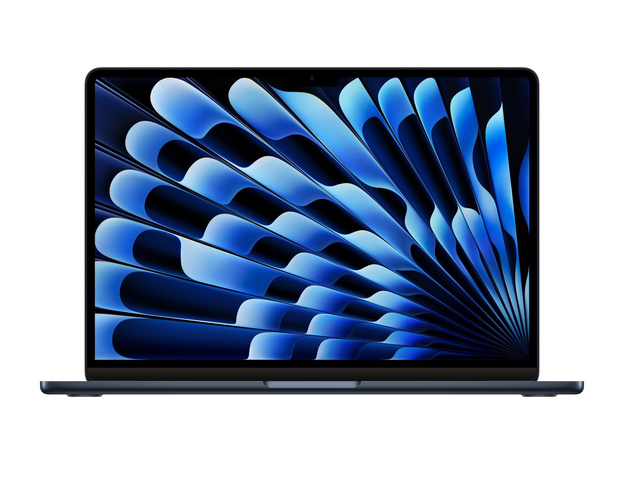 Apple MacBook Air MRYU3 / 15-inch / M3 chip with 8-core CPU, 10-core GPU, 16-core Neural Engine / Backlit Magic Keyboard with Touch ID – US English - Miles Telecom Trading LLC Apple MacBook Air MRYU3 / 15-inch / M3 chip with 8-core CPU, 10-core GPU, 16-core Neural Engine / Backlit Magic Keyboard with Touch ID – US English - Miles Telecom Trading LLC